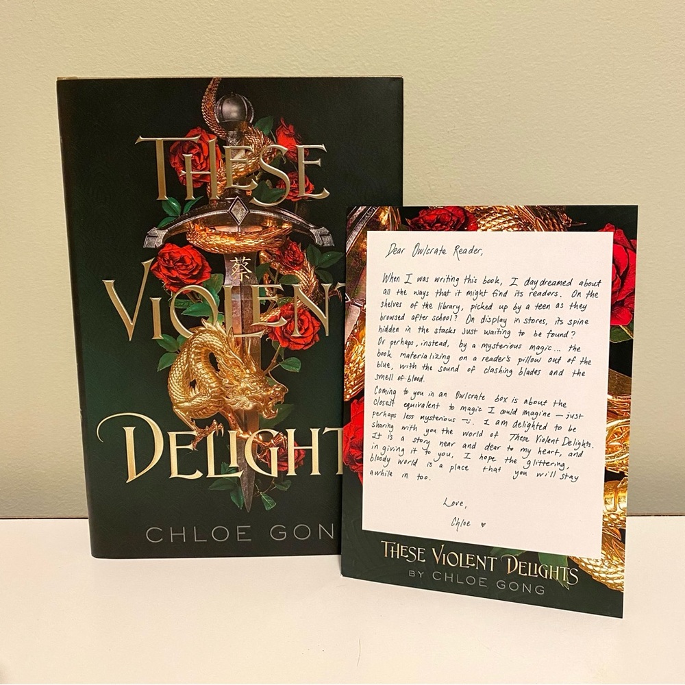 Owlcrate Signed First Edition These Violent Delights by Chloe Gong